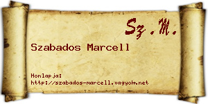 Szabados Marcell névjegykártya